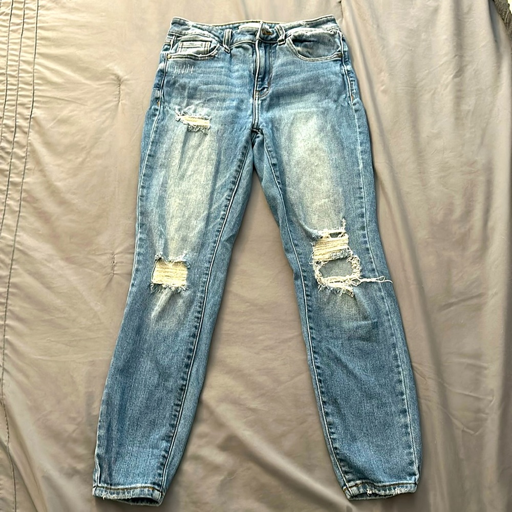 Eunina “Clara” High Rise Skinny Crop